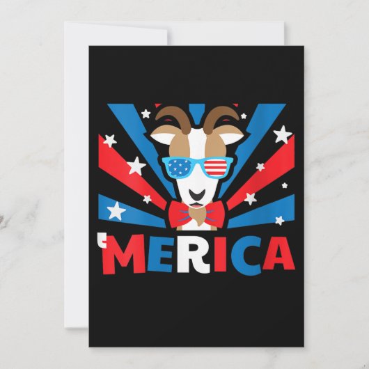 Dames Merica Geit Kaart (Voorkant)