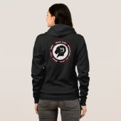 Dames met Black RAM Track Jacket, Amerikaanse kled Hoodie (Achterkant volledig)