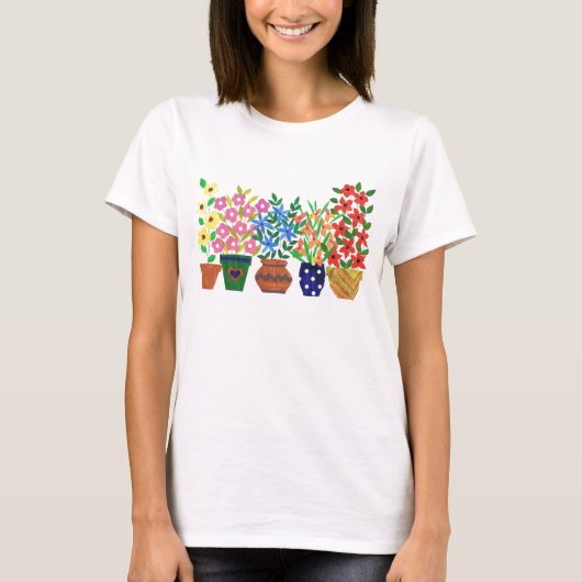 Dames met blote kracht T-shirt (Voorkant)