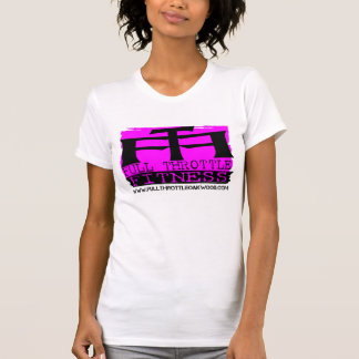 Dames met Full Throttle Fitness Roze Stamp T-shirt
