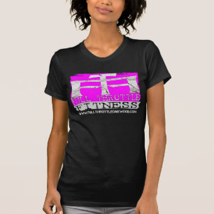 Dames met Full Throttle Fitness Roze T-shirt met s