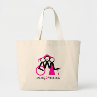Dames met laesies grote tote bag