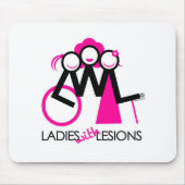 Dames met laesies muismat (Voorkant)