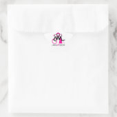 Dames met laesies ster sticker (Tas)