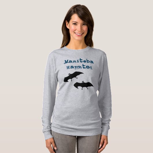 Dames met lange mouwen, Manitoba Haunted, shirt (Voorkant volledig)