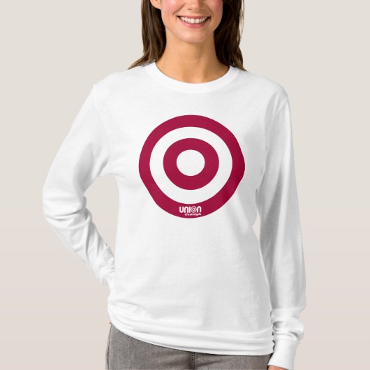 Dames met Target uitgerust T-shirt (Voorkant)