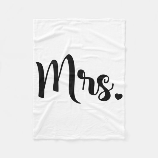 Dames mevrouw verlovings- trouwfeest bruidsfeest b fleece deken (Voorkant)