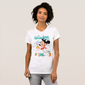 Dames. (Mickey. De schilder) T-shirt (Voorkant volledig)