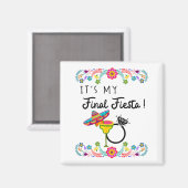 Dames Mijn Einde Festa Bruid Bachelorette Feest Pi Magneet (Voorkant / Achterkant)