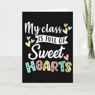 Dames Mijn Klas Is Vol Met Liefjes Leraar Valentij Kaart