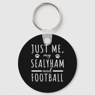 Dames Mijn Mijn Sealyham En Football Moeder Grappi Sleutelhanger