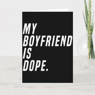 Dames - Mijn vriend is Valentijnsdag Grappig Cadea Kaart