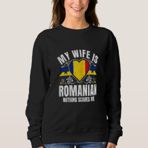 Dames Mijn Vrouw Is Roemeense Trots Vlag Erfgoed W Trui