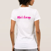 Dames Mike's Garage T-shirt (Achterkant)