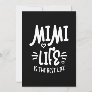 Dames Mimi Het Leven Is Het Beste Leven Thanksgivi Kaart