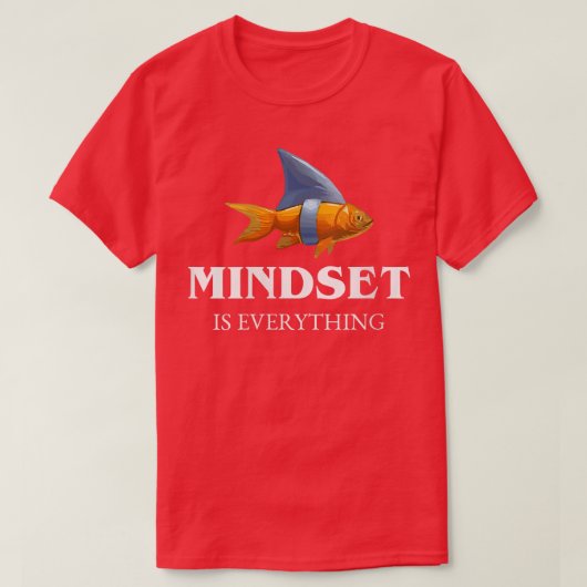 Dames Mindset Motiverende Korte Zin Funny Schattig T-shirt (Design voorkant)