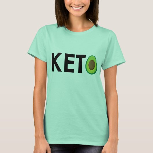 Dames Mint Green KETO T-shirt (Voorkant)
