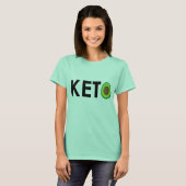 Dames Mint Green KETO T-shirt (Voorkant volledig)