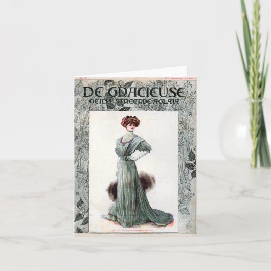 Dames Mode 1907 Kaart (Voorkant)