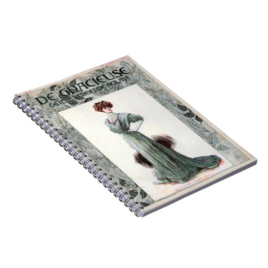  Dames Mode 1907 Notitieboek (Rechterzijde)