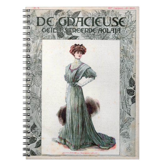  Dames Mode 1907 Notitieboek (Voorkant)