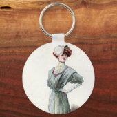  Dames Mode 1907 Sleutelhanger (Voorkant)