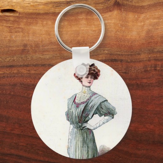  Dames Mode 1907 Sleutelhanger (Voorkant)