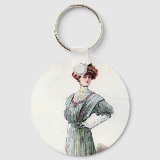 Dames Mode 1907 Sleutelhanger (Achterkant)