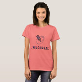 Dames Mode T's (Logo verticaal) T-shirt (Voorkant volledig)