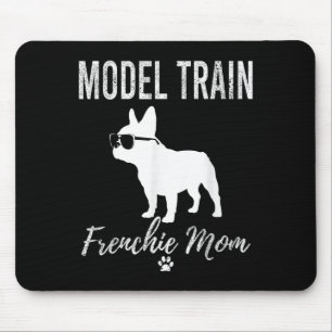 Dames Model Trein Frenchie Moeder Shirt Grappige H Muismat