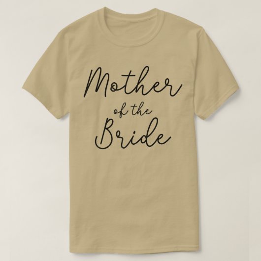 Dames Moeder Van De Bruid Bruidsfeest, Moeder O T-shirt (Design voorkant)