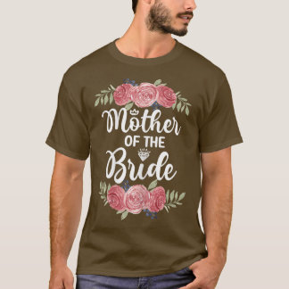 Dames Moeder Van De Bruid Bruidsfeest Trouw P T-shirt