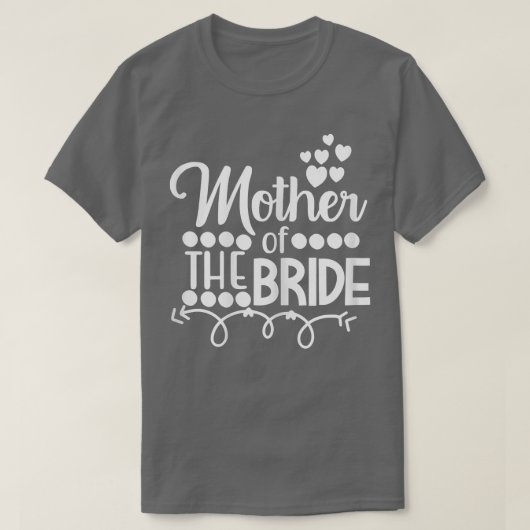 Dames Moeder van de Bruid Dochter Trouwen of Bac T-shirt (Design voorkant)