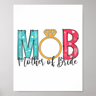 Dames Moeder Van De Bruid Mob Mog Vrijgezellenfees Poster