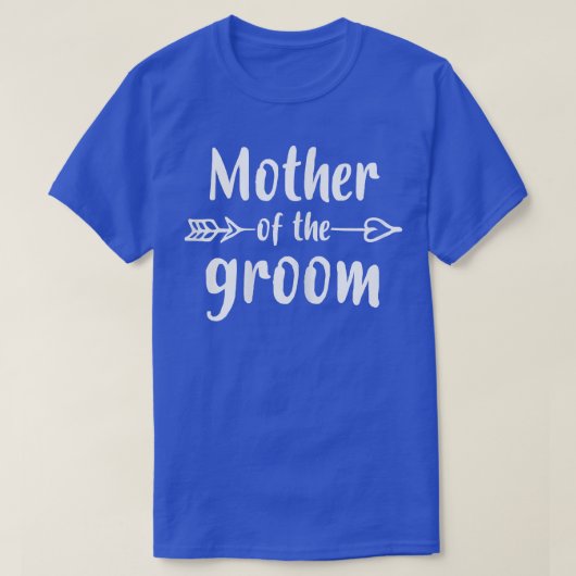 Dames Moeder van de Bruidegom Cadeaus van zoon Bru T-shirt (Design voorkant)