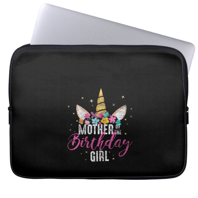 Dames Moeder Van De Verjaardag Meisje Moeder Cadea Laptop Sleeve (Voorkant)