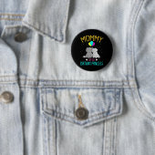 Dames Moeder Van De Verjaardag Prinses Olifant Geb Ronde Button 5,7 Cm (In situ)