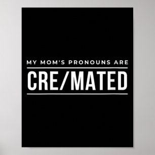 Dames Moeders Voornaamwoorden Zijn Cre Gematigd Do Poster