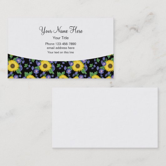 Dames Monogram Girly-contactkaarten Visitekaartje (Voorkant / Achterkant)