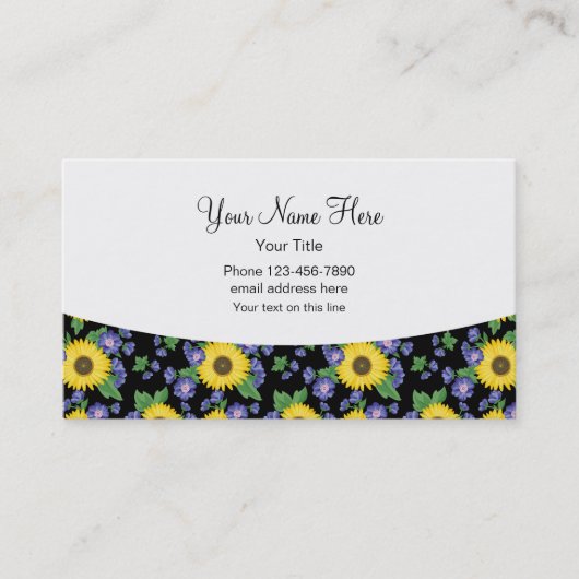 Dames Monogram Girly-contactkaarten Visitekaartje (Voorkant)