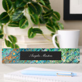 Dames Monogram Modern Abstract Naambordje