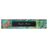 Dames Monogram Modern Abstract Naambordje (Voorkant)