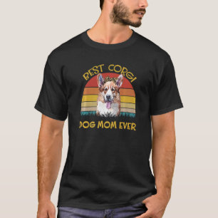 Dames Mooie Hond Houder Hond Beste Hond Moeder Cor T-shirt