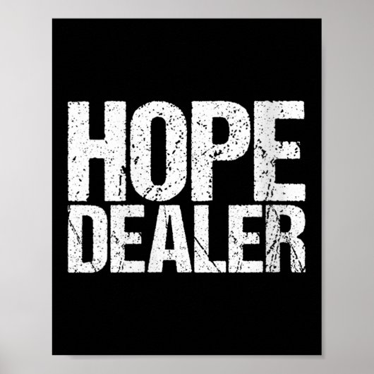 Dames Motiverend Hoop Er V-hals  Poster (Voorkant)