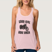 DAMES MOTORFIETS "GOOD GIRL GONE BIKER" T-SHIRTS (Voorkant)