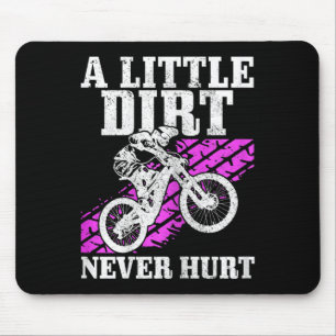 Dames Mountainbike Kleine vuil doet nooit pijn Dow Muismat
