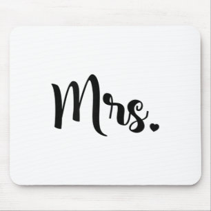 Dames Mrs. Verlovings- Trouw- Bruidsbeurten Bruid Muismat