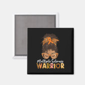 Dames Ms Warrior Rommelig Kapsel - Multiple Sclero Magneet (Voorkant / Achterkant)