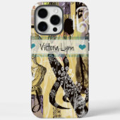  dames muzieknoten Case-Mate iPhone case (Achterkant)