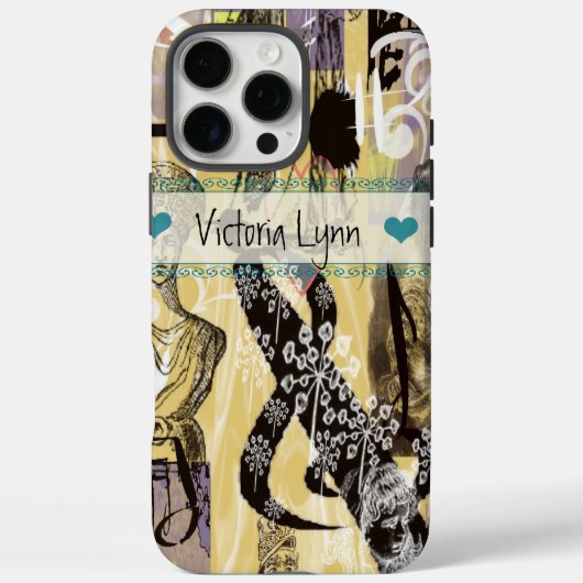 dames muzieknoten Case-Mate iPhone case (Achterkant)